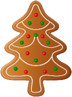 a gingerbread christmas tree
